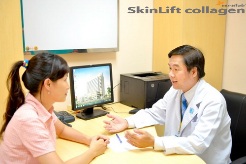 Bác sĩ hỗ trợ tình trạng da do stress - skinLift collagen