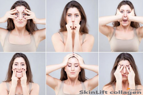 Yoga face cho một khuôn mặt nói không với vết nhăn -skinLift collagen